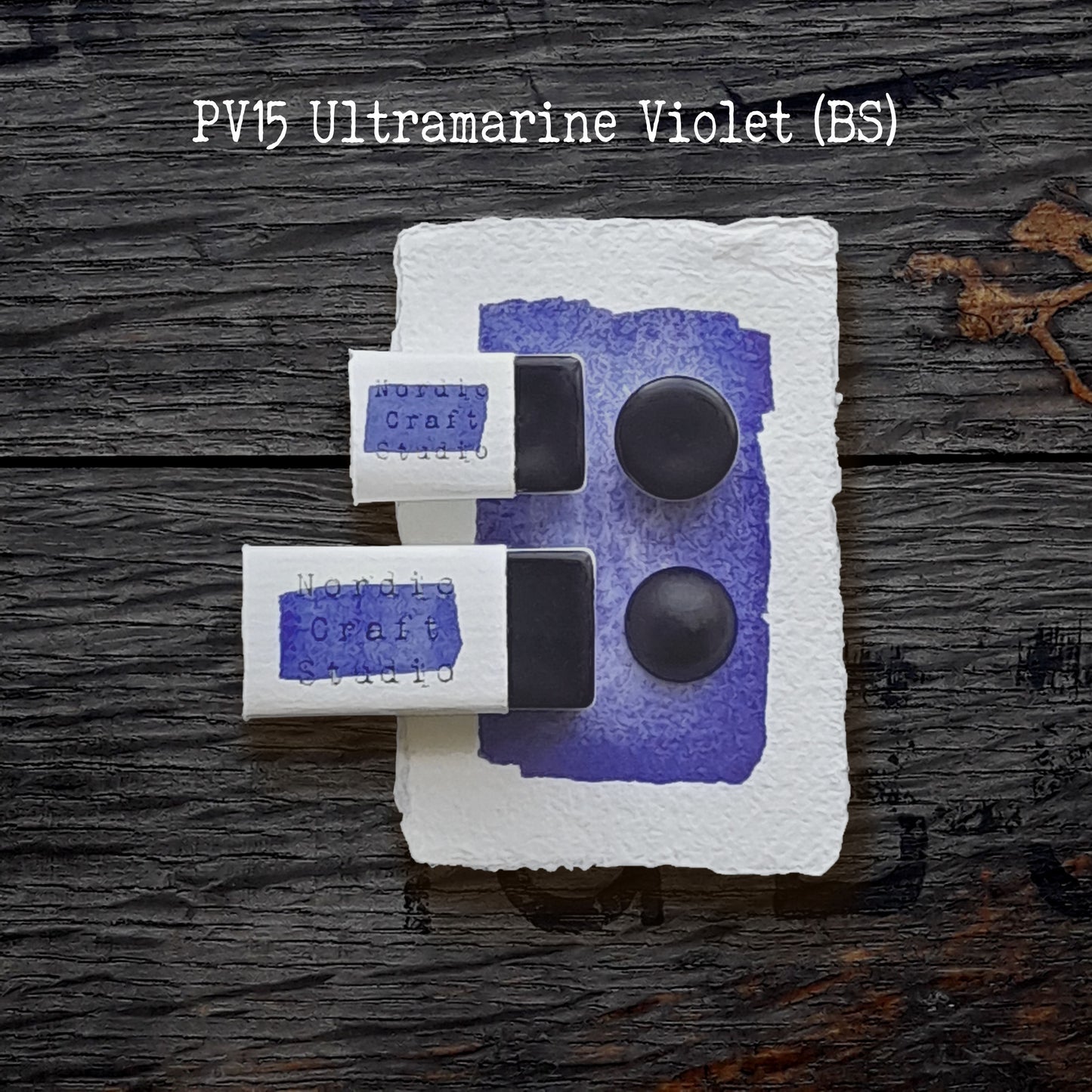 PV15 Ultramarine Violet [Blue Shade] - Handmade Watercolour Paint of Professional Artist Quality