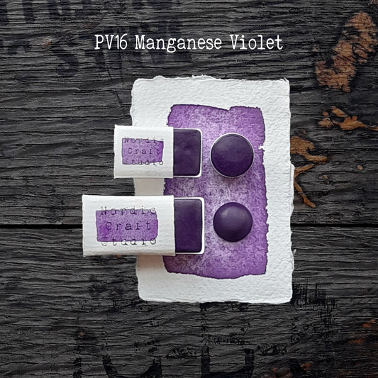 PV16 Manganese Violet - Handmade Watercolour Paint of Professional Artist Quality