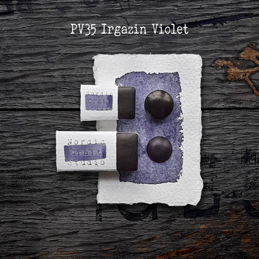 PV35 Irgazin Violet - Handmade Watercolour Paint of Professional Artist Quality