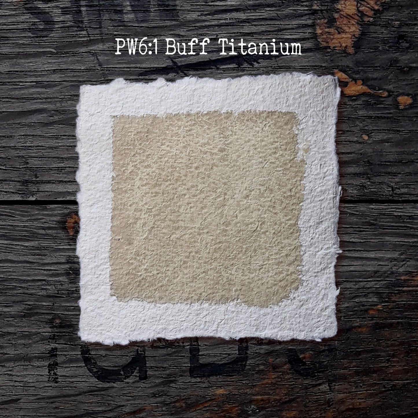 PW6:1 Buff Titanium - Handmade Watercolour Paint of Professional Artist Quality