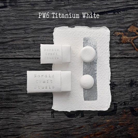 PW6 Titanium White - Handmade Watercolour Paint of Professional Artist Quality