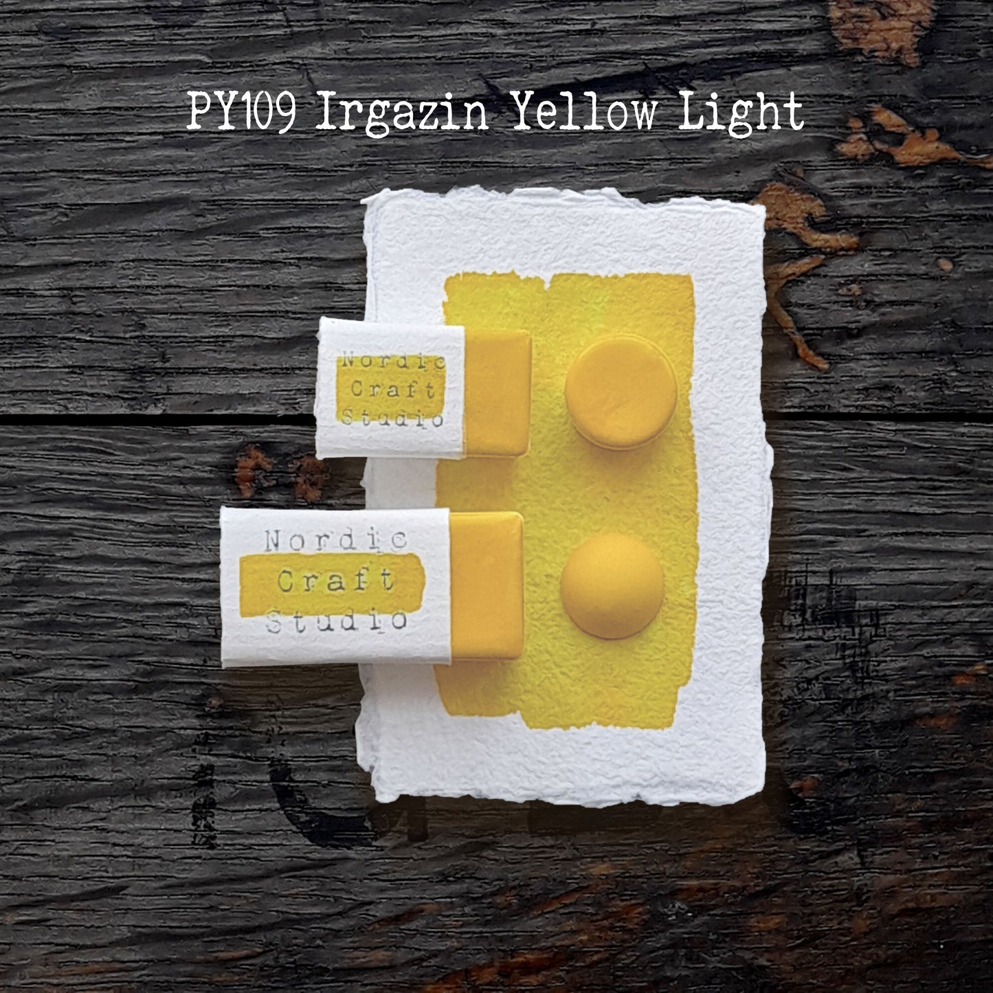 PY109 Irgazin Yellow Light - Handmade Watercolour Paint of Professional Artist Quality