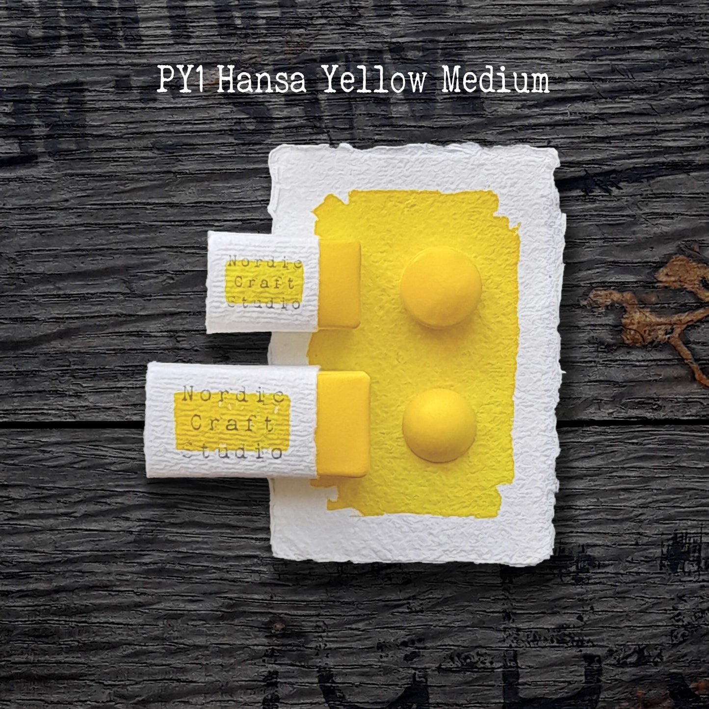 PY1 Hansa Yellow Medium - Handmade Watercolour Paint of Professional Artist Quality | NordicCraftStudio