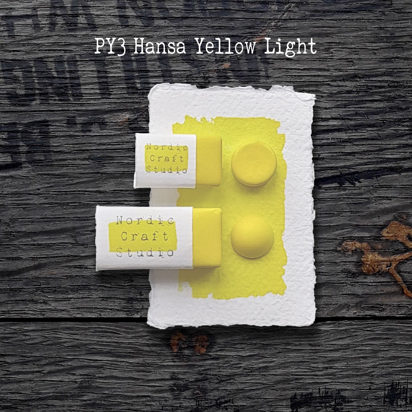 PY3 Hansa Yellow Light - Handmade Watercolour Paint of Professional Artist Quality