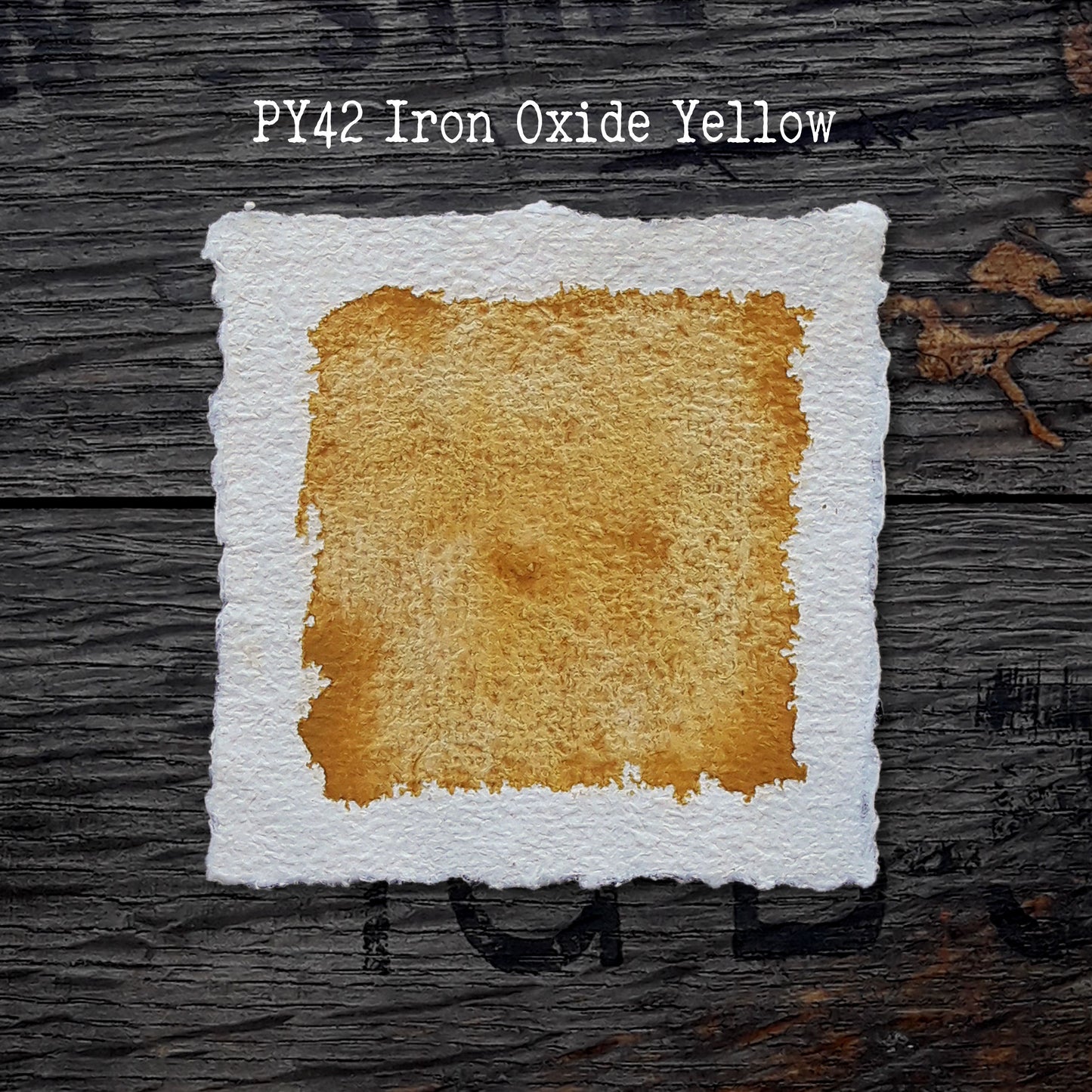 PY42 Iron Oxide Yellow - Handmade Watercolour Paint of Professional Artist Quality