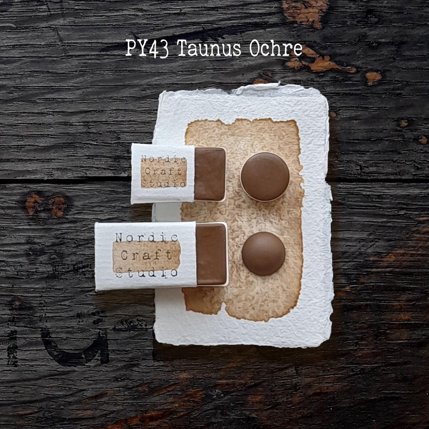 PY43 Taunus Ochre - Handmade Watercolour Paint of Professional Artist Quality