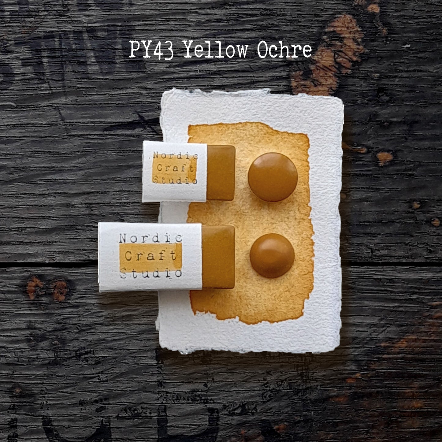 PY43 Yellow Ochre - Handmade Watercolour Paint of Professional Artist Quality