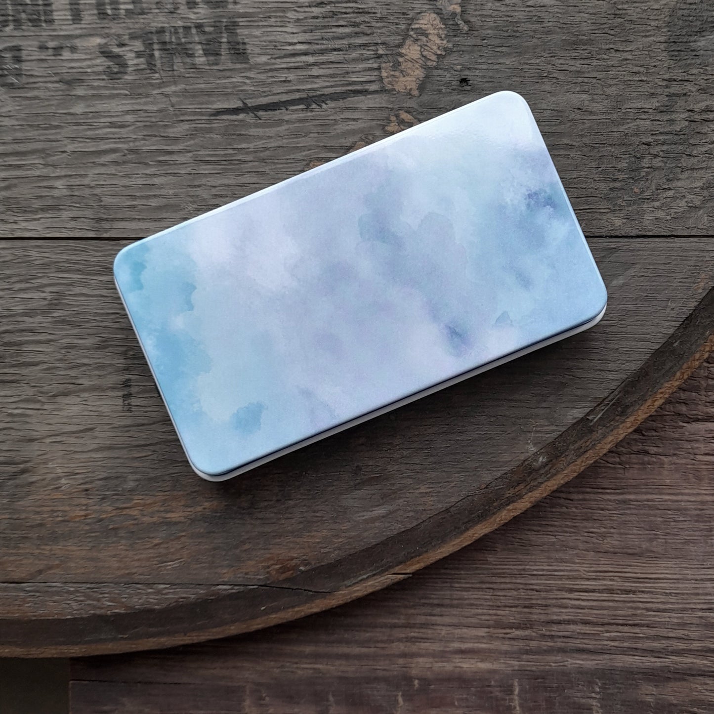 Flourite Blue - Metal Palette With Magnetic Pans For Gouache And Watercolour Paint | NordicCraftStudio