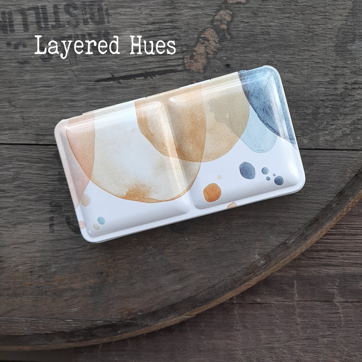 Layered Hues - Metal Palette With Magnetic Pans For Gouache And Watercolour Paint | NordicCraftStudio
