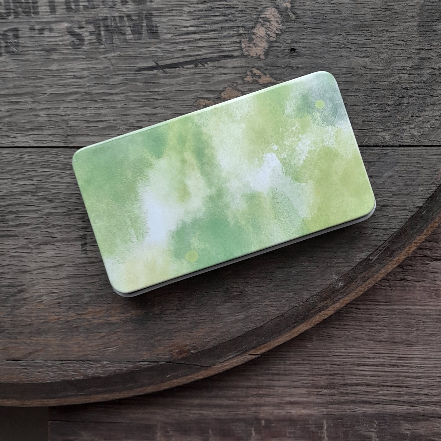 Lime Green - Metal Palette With Magnetic Pans For Gouache And Watercolour Paint | NordicCraftStudio
