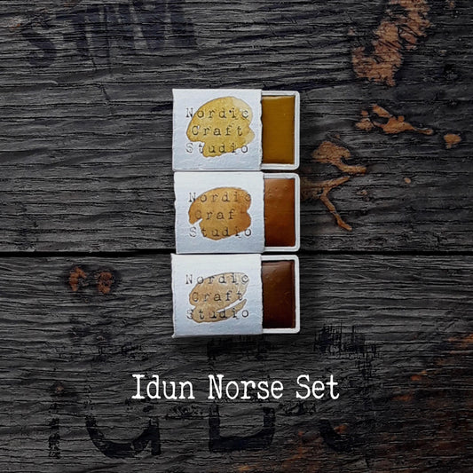 Idun Norse Set - Handmade Watercolor Paints of Artist Quality in Half and Full Pans