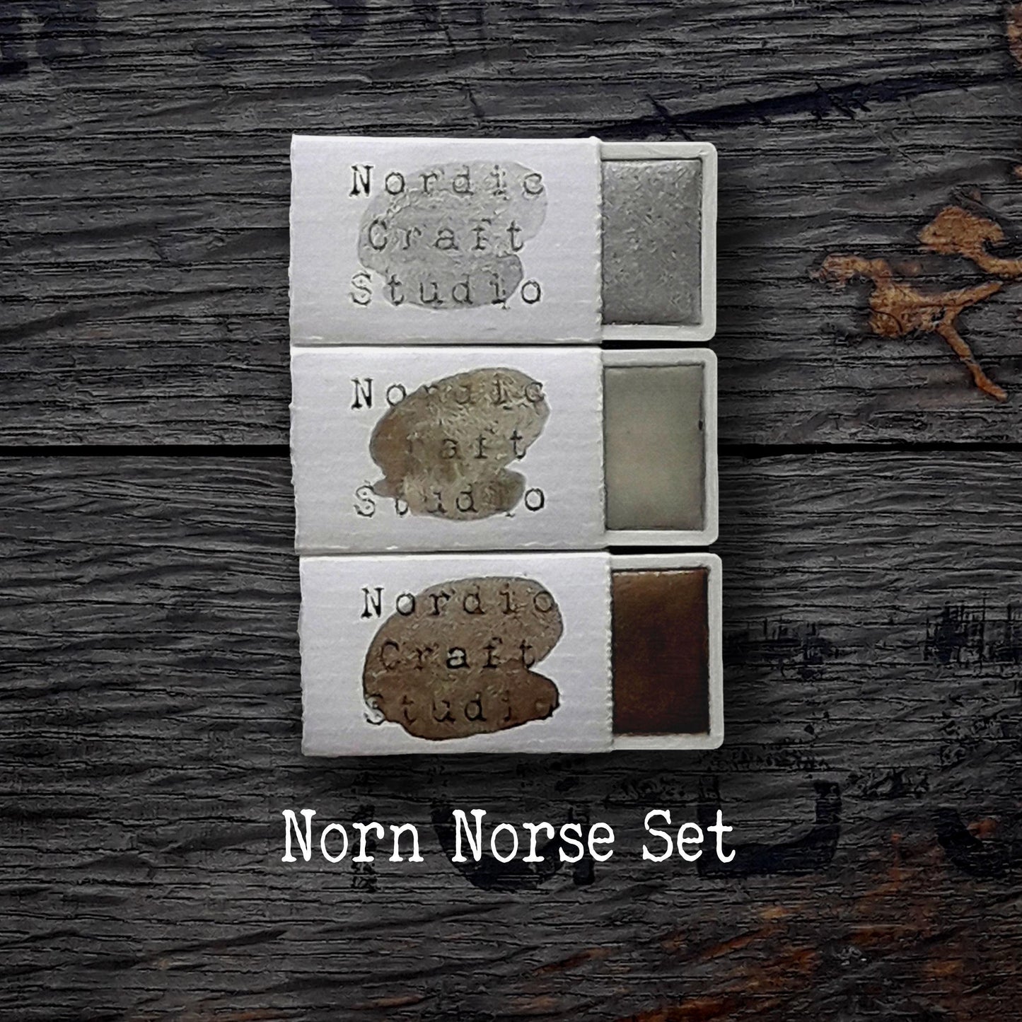 Norn Norse Set - Handmade Watercolor Paints of Artist Quality in Half and Full Pans