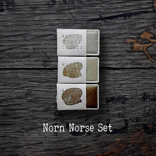 Norn Norse Set - Handmade Watercolor Paints of Artist Quality in Half and Full Pans