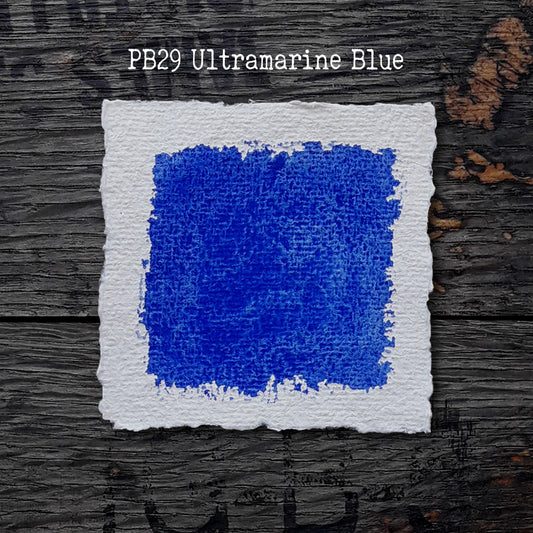 PB29 Ultramarine Blue - Handmade Watercolor Paint Of Artist Quality On Dot Card